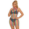 Subblime - 952341 Robe Réseille Arc-En-Ciel Taille Unique